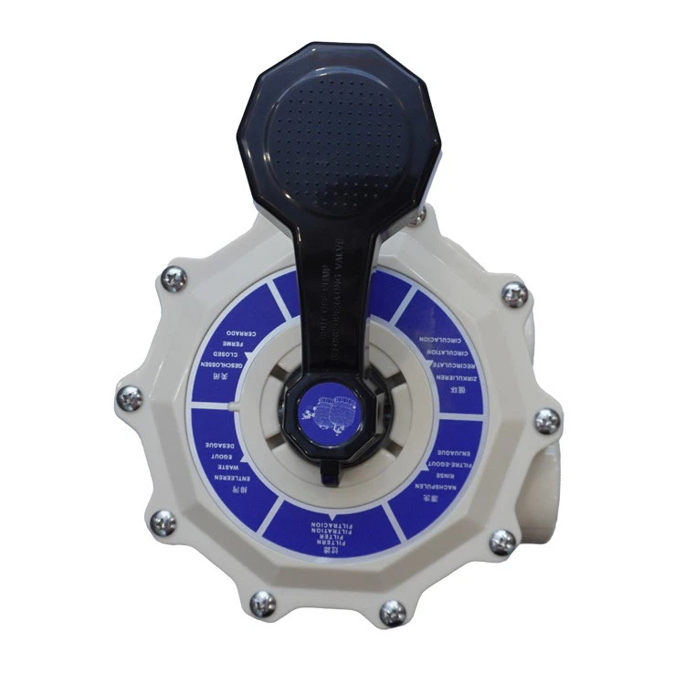 6 Way Top Mount Multiport Valve